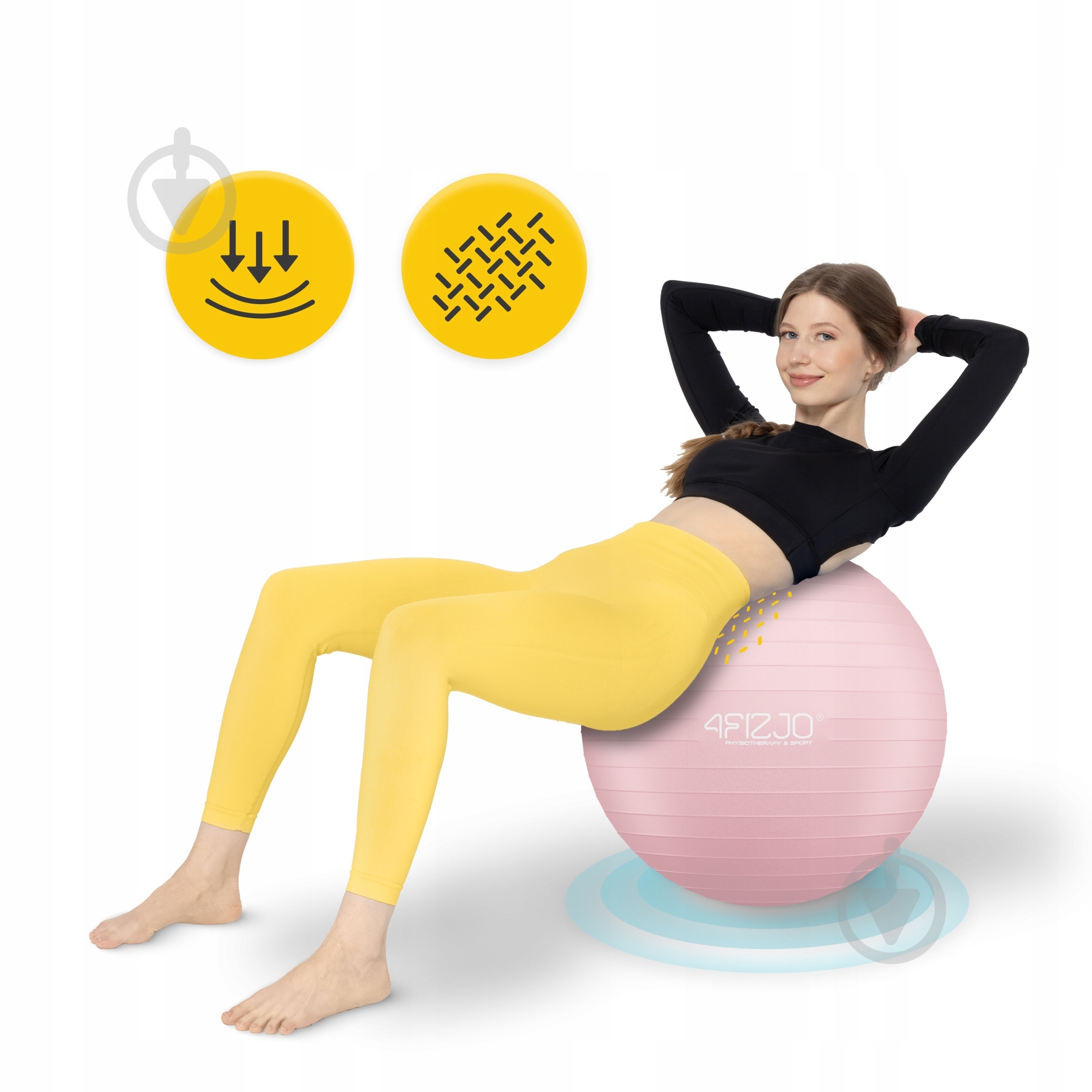 Фитбол 4fizjo Anti-Burst Pink d55 см P-5907739316271 - фото 8 Фитбол 4fizjo Anti-Burst Pink d55 см P-5907739316271 - фото 8