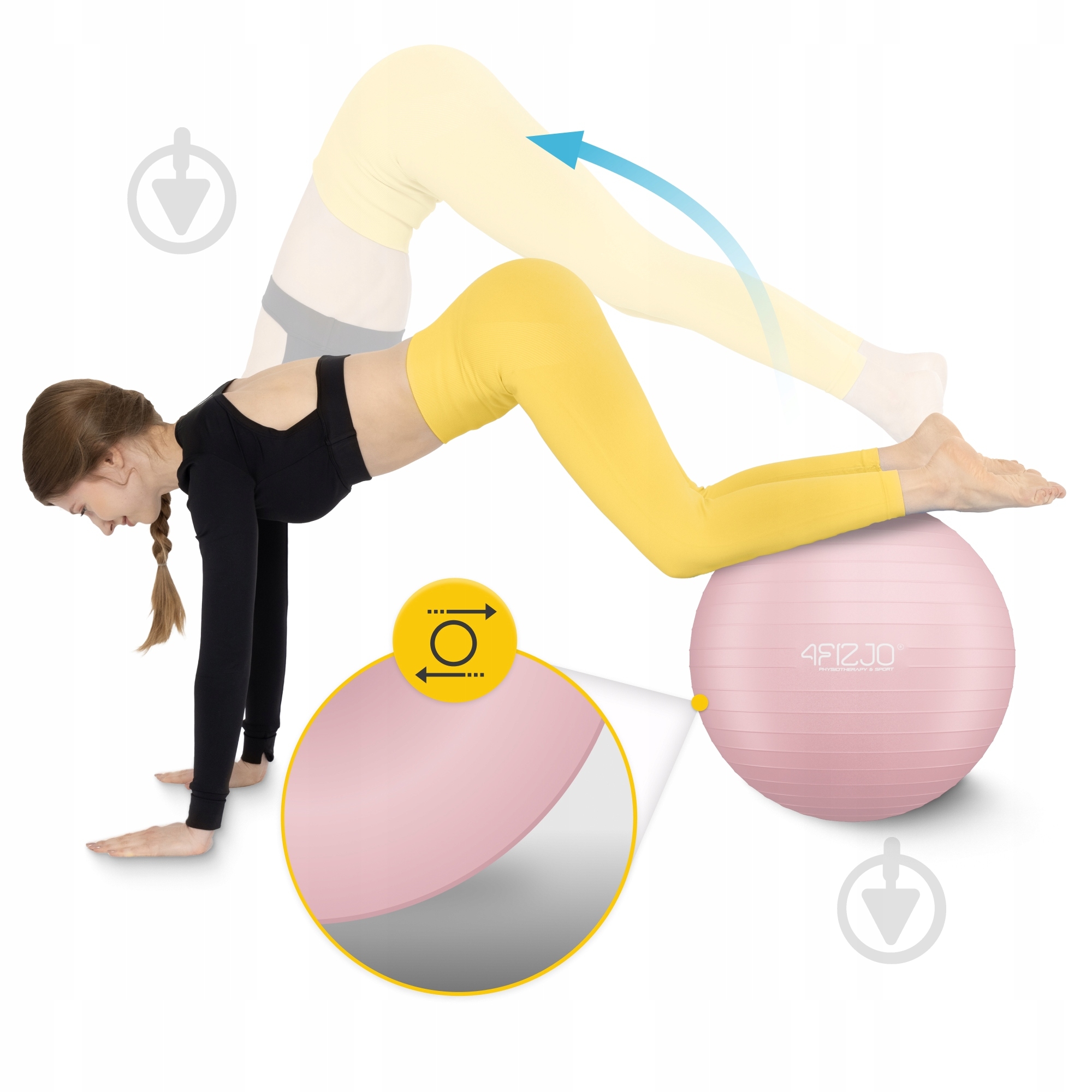 Фитбол 4fizjo Anti-Burst Pink d55 см P-5907739316271 - фото 10 Фитбол 4fizjo Anti-Burst Pink d55 см P-5907739316271 - фото 10