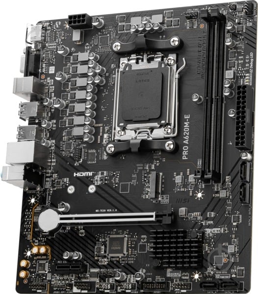 Материнская плата MSI 911-7E28-014 (Socket AM5, AMD A620, micro ATX) - фото 4