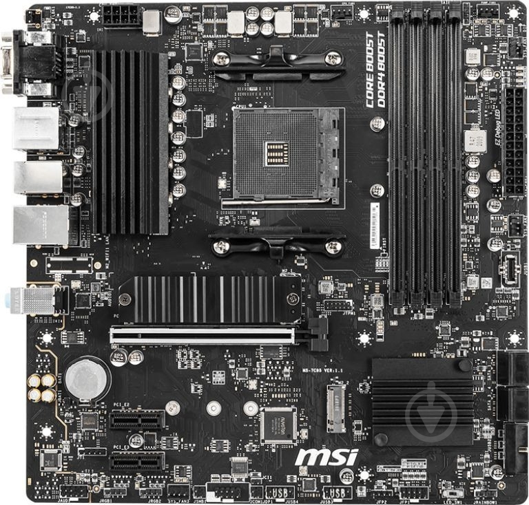Материнська плата MSI 911-7C95-084 (Socket AM4, AMD B550, micro ATX) - фото 2