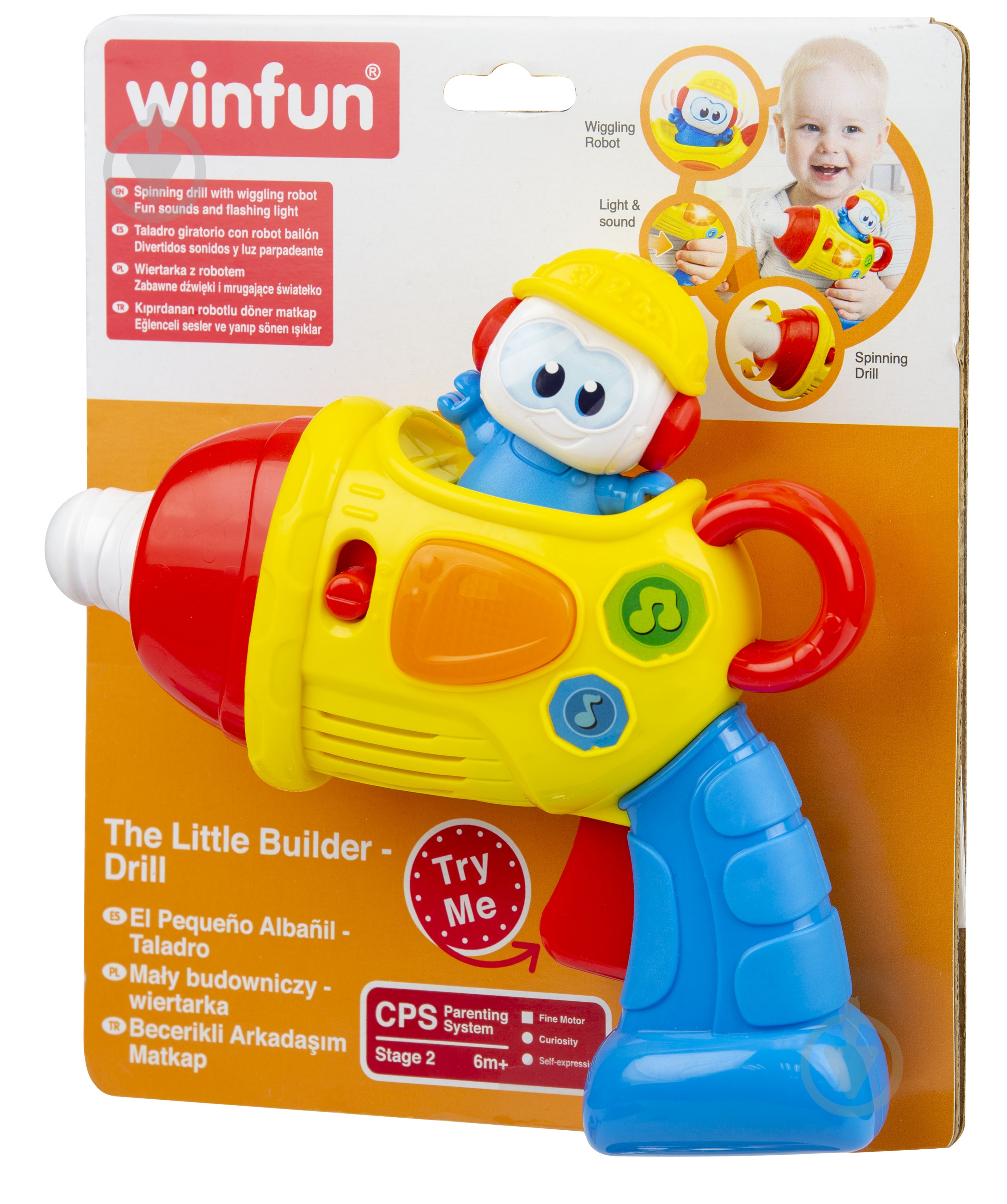 Дитячий інструмент Winfun Дриль музичний 0683-NL - фото 4 Дитячий інструмент Winfun Дриль музичний 0683-NL - фото 4