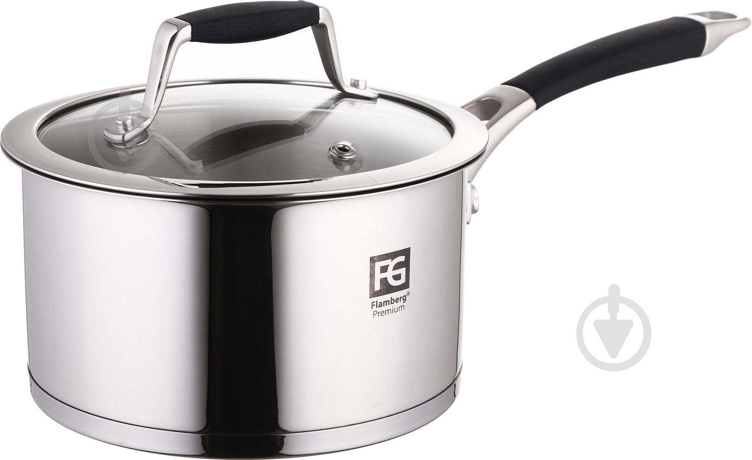 Ківш з кришкою Flamberg Premium Nature 16 см 1,8 л - фото 1