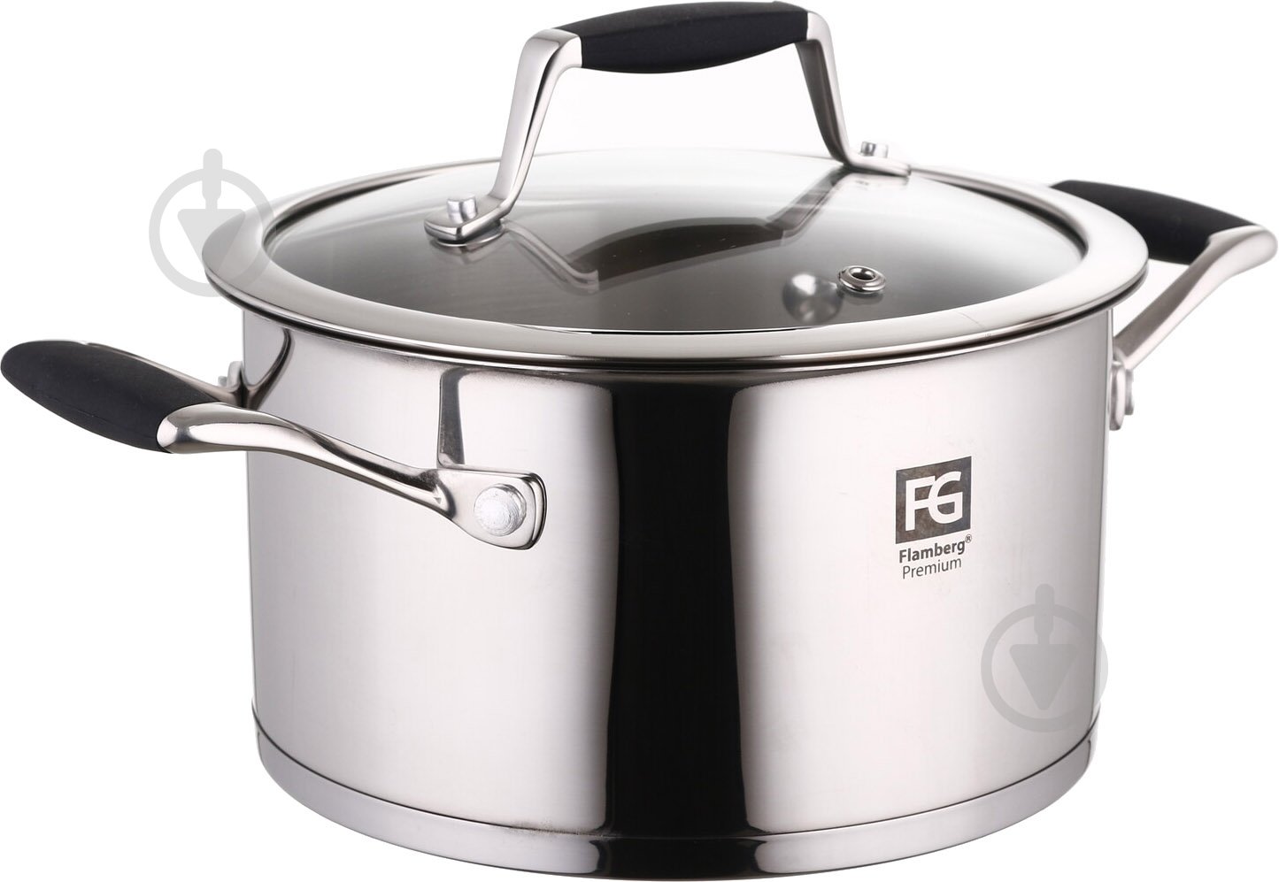 Каструля Flamberg Premium зі скляною кришкою Nature 18 см 2,5 л - фото 2