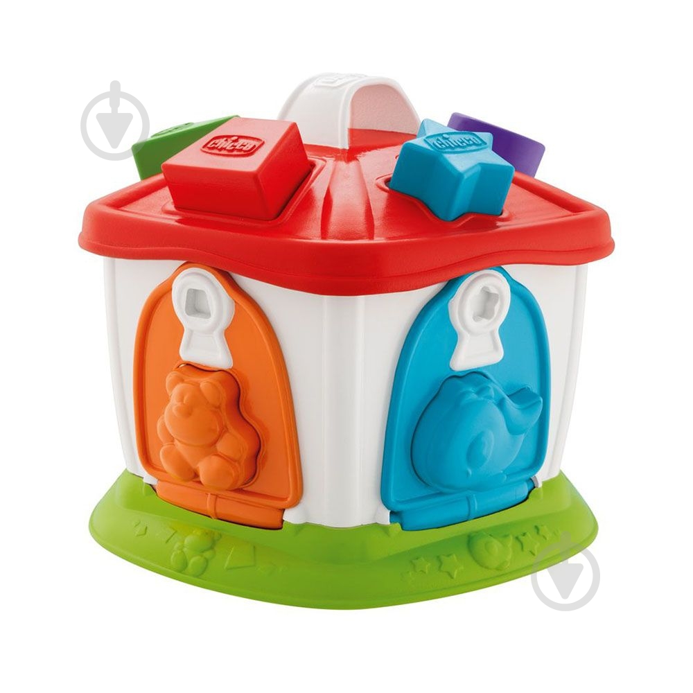 Игрушка-сортер Chicco Зоодомик 09610.00 - фото 1 Игрушка-сортер Chicco Зоодомик 09610.00 - фото 1