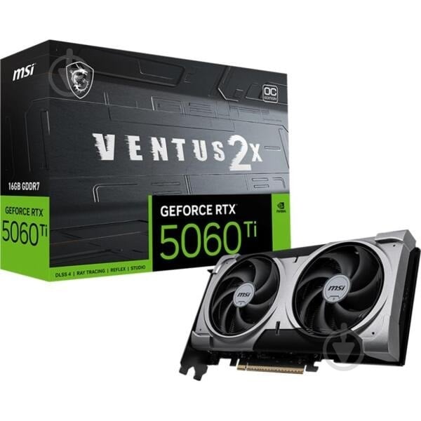 Видеокарта MSI GeForce RTX 5060 Ti VENTUS 2X OC PLUS 16GB GDDR7 128bit (912-V535-005) - фото 5