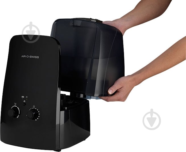 Зволожувач повітря Boneco Air-O-Swiss U600 black + 7017 Ionic Silver Stick - фото 2