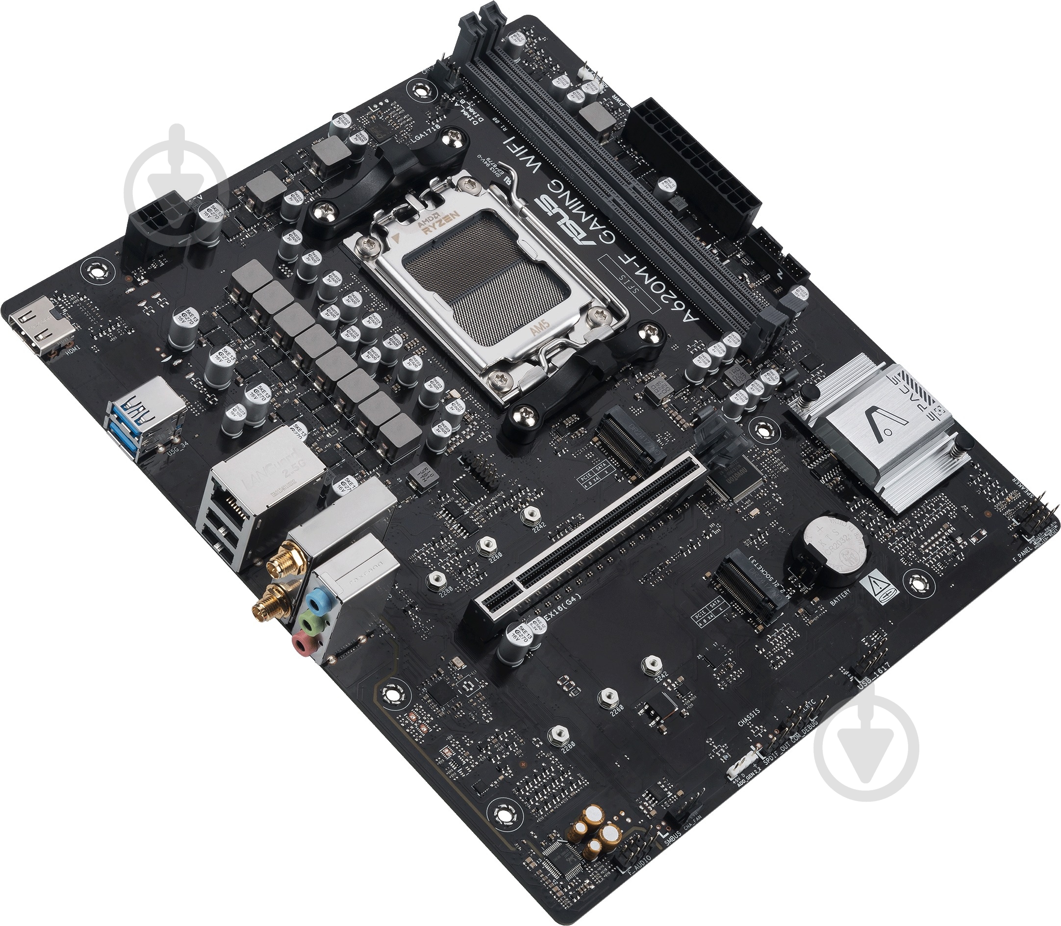 Материнская плата Asus 90MB1KT0-M0EAY0 (Socket AM5, AMD A620, micro ATX) - фото 5