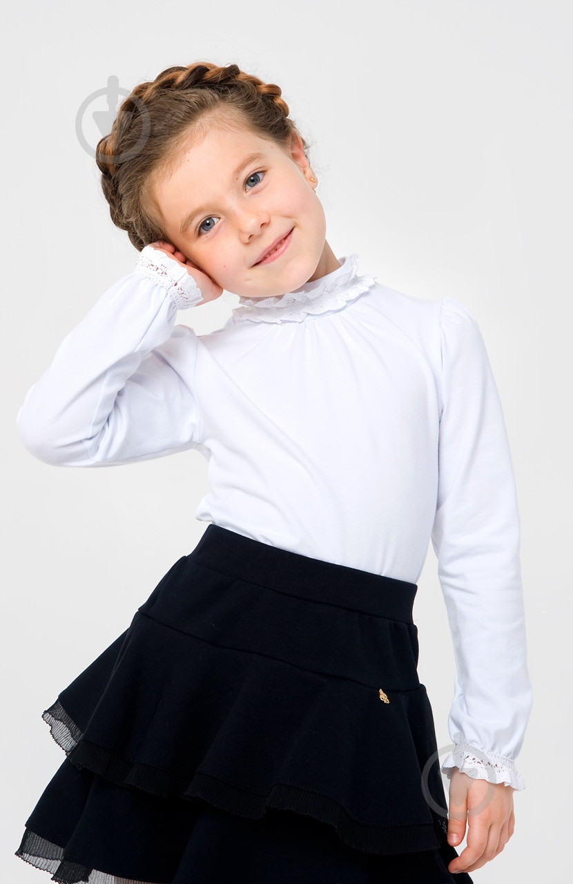 Блуза Smil р.134 белый 114762 - фото 2 Блуза Smil р.134 белый 114762 - фото 2