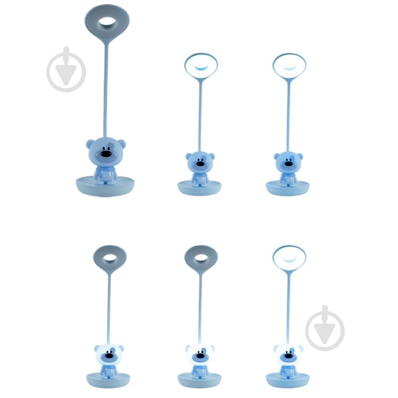 Настільна лампа KITE LED Bear 2,5 Вт блакитний K24-492-2-3 - фото 4