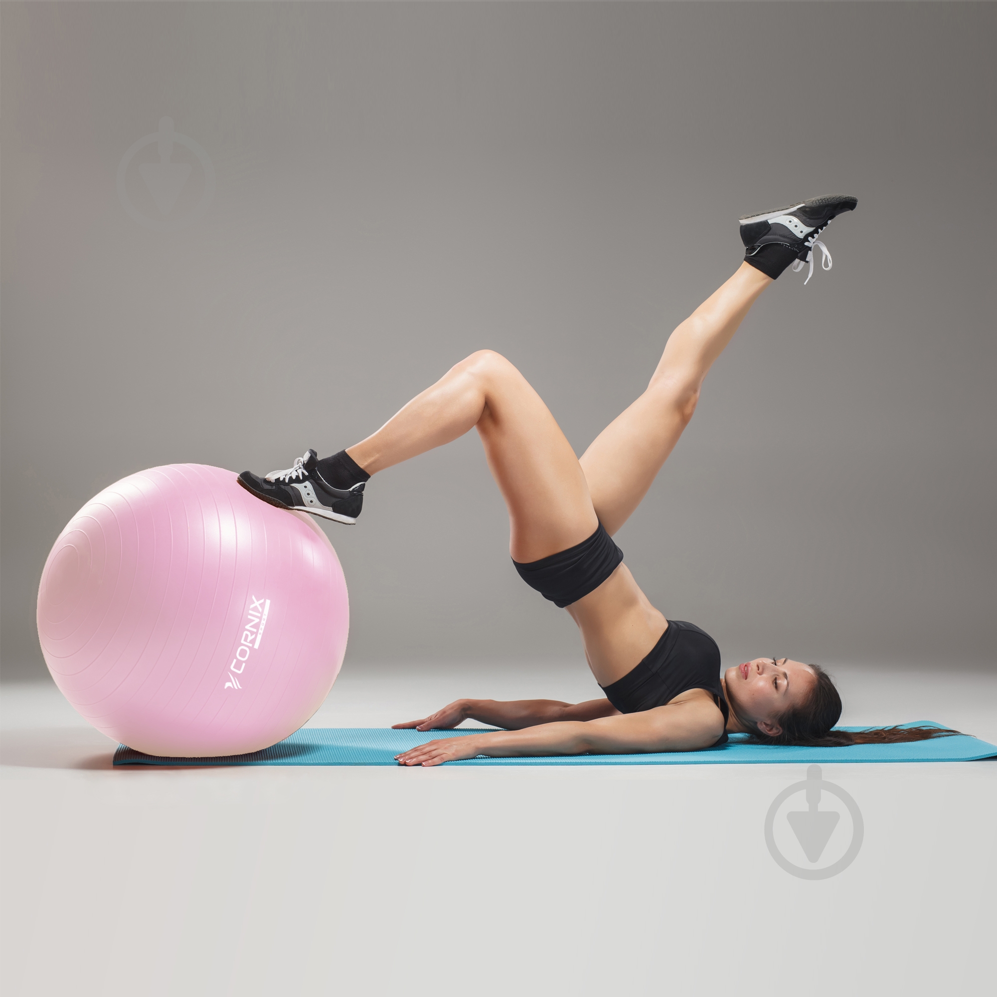 М'яч для фітнесу Cornix Anti-Burst Light Pink d65 см XR-0364 - фото 3 М'яч для фітнесу Cornix Anti-Burst Light Pink d65 см XR-0364 - фото 3