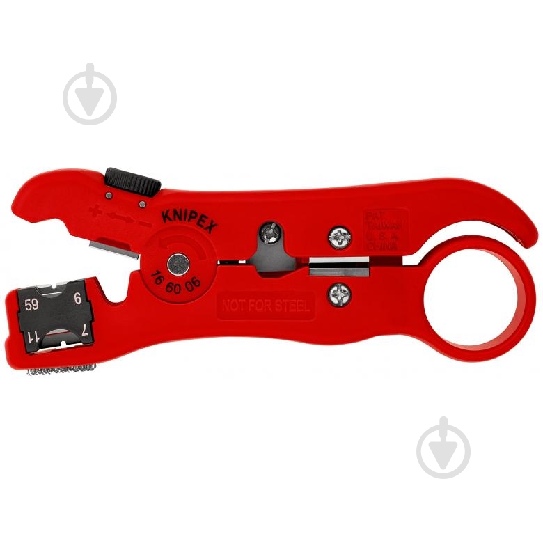 Съемник изоляции KNIPEX 16 60 06 SB - фото 2 Съемник изоляции KNIPEX 16 60 06 SB - фото 2