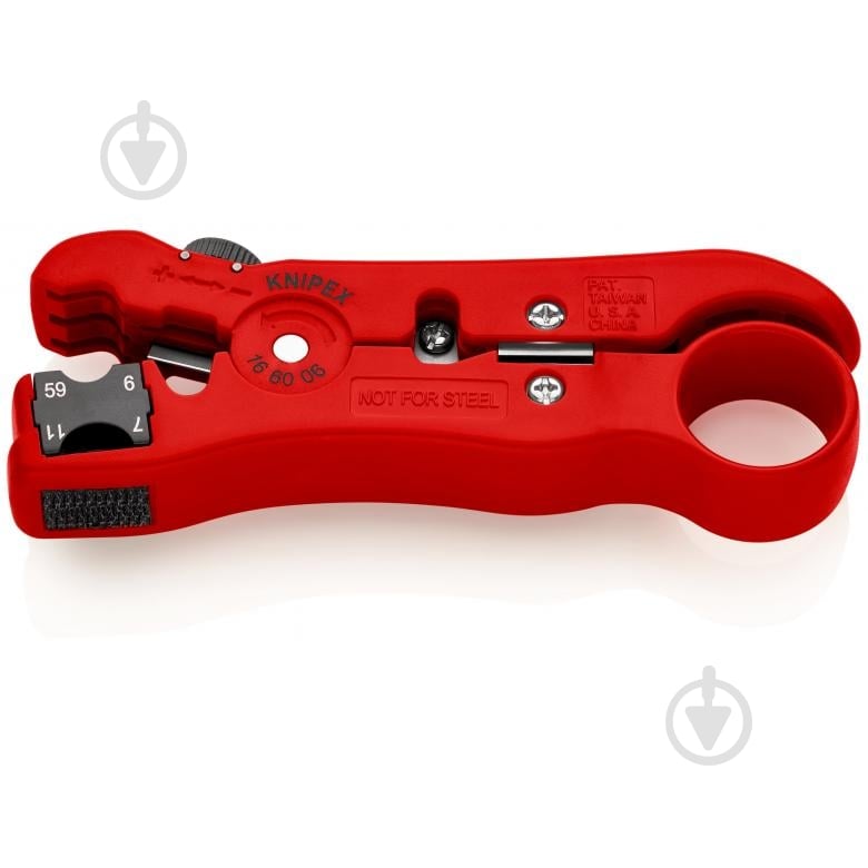 Съемник изоляции KNIPEX 16 60 06 SB - фото 3 Съемник изоляции KNIPEX 16 60 06 SB - фото 3