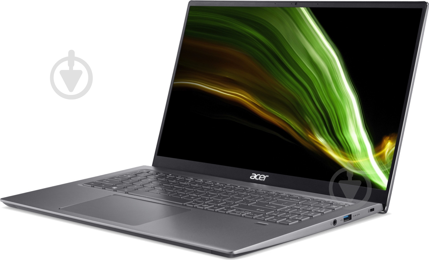 Ноутбук Acer Swift X SFX16-51G-54S5 16,1" (NX.AYKEU.006) steel gray - фото 3