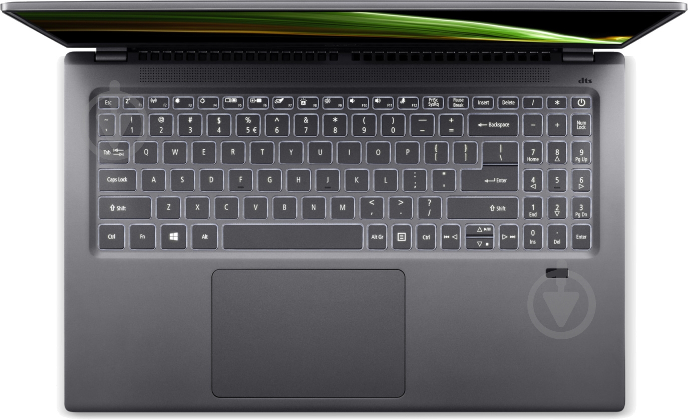 Ноутбук Acer Swift X SFX16-51G-54S5 16,1" (NX.AYKEU.006) steel gray - фото 4