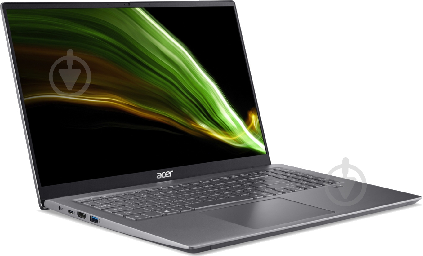 Ноутбук Acer Swift X SFX16-51G-54S5 16,1" (NX.AYKEU.006) steel gray - фото 2