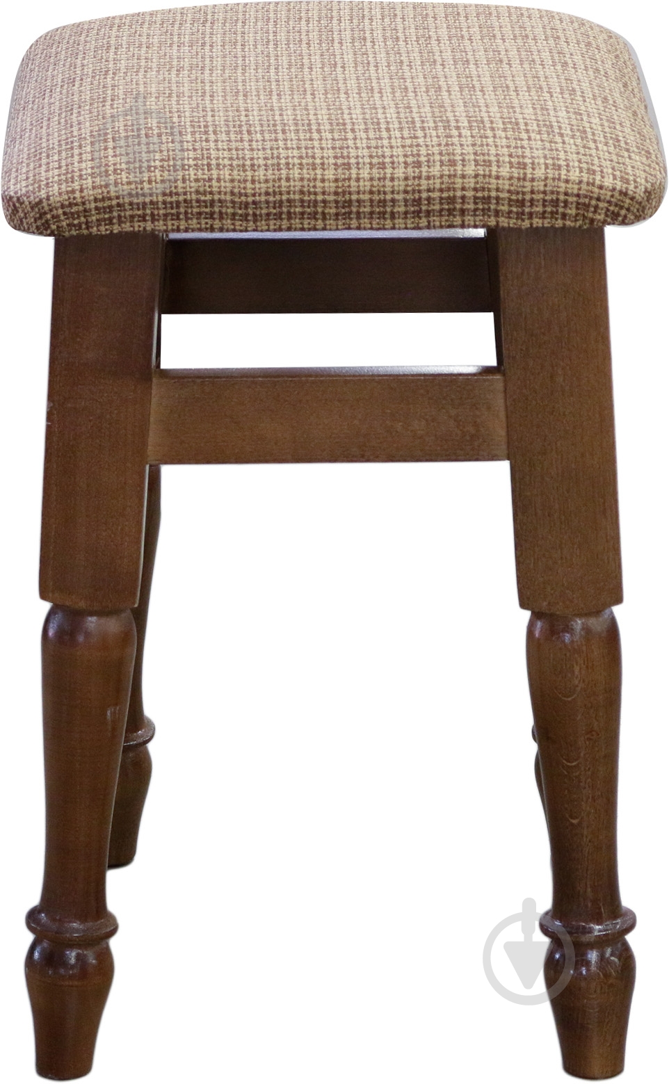Табурет с тканевым сидением бежевый / бук - фото 4