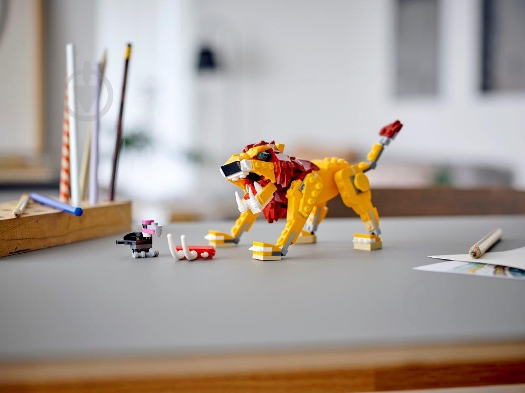 Конструктор LEGO Creator Дикий лев 31112 - фото 6 Конструктор LEGO Creator Дикий лев 31112 - фото 6