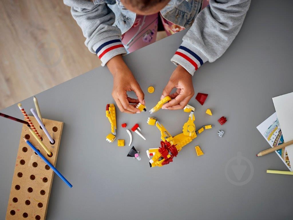 Конструктор LEGO Creator Дикий лев 31112 - фото 5 Конструктор LEGO Creator Дикий лев 31112 - фото 5