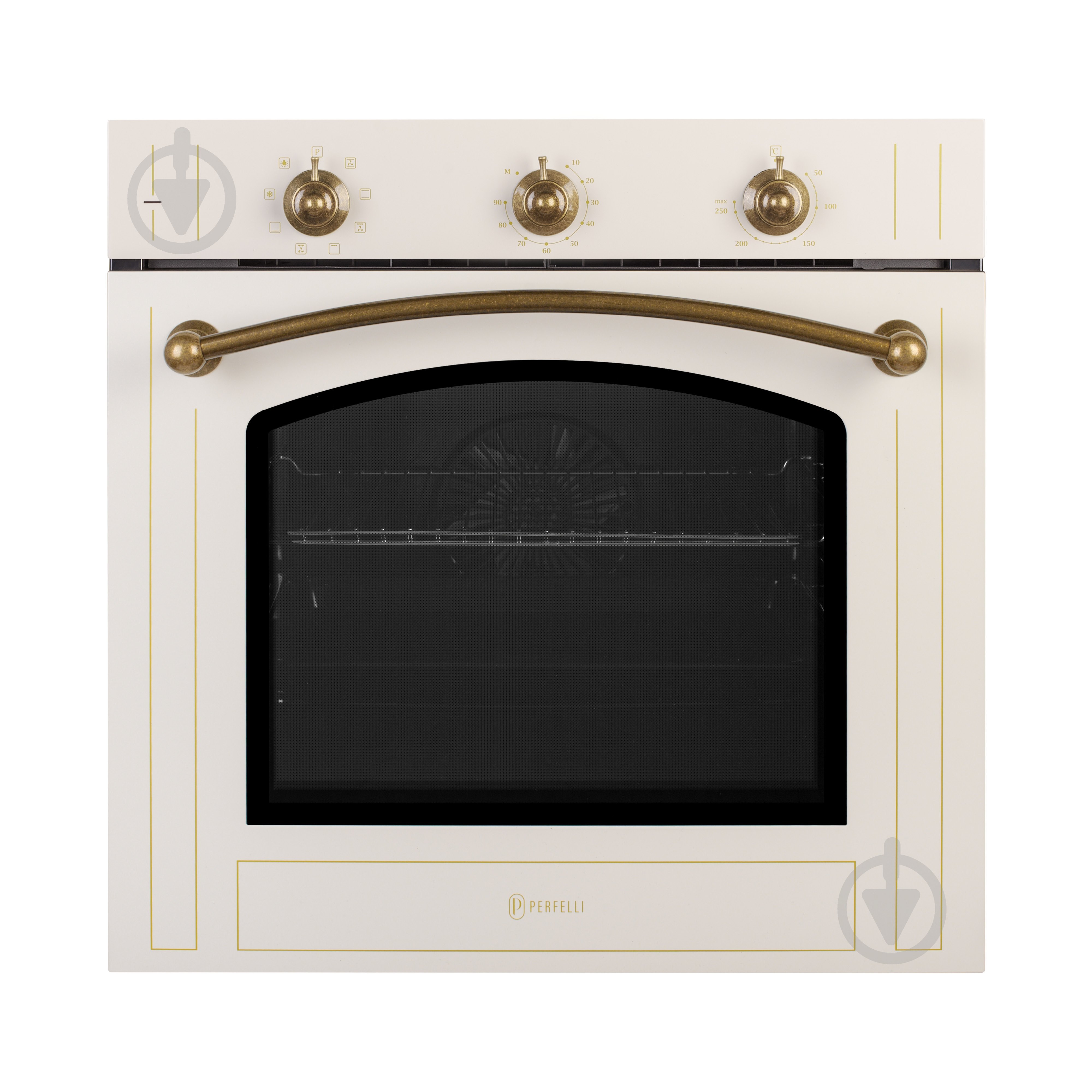 Духовой шкаф Perfelli RETRO 6M8L BEIGE - фото 1
