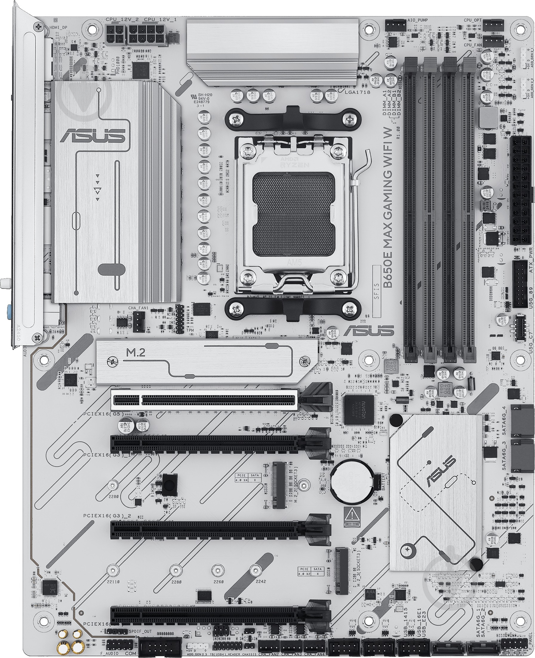 Материнська плата Asus 90MB1M00-M0EAY0 (Socket AM5, AMD B650, ATX) - фото 2