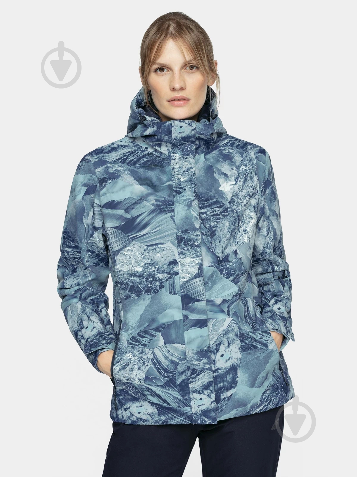 Куртка женская 4F D4Z20-KUDN302-90A р.S синяя - фото 1