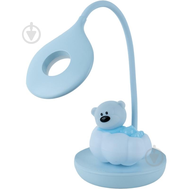 Настольная лампа KITE LED Cloudy Bear 2,5 Вт голубой K24-493-2-3 - фото 2