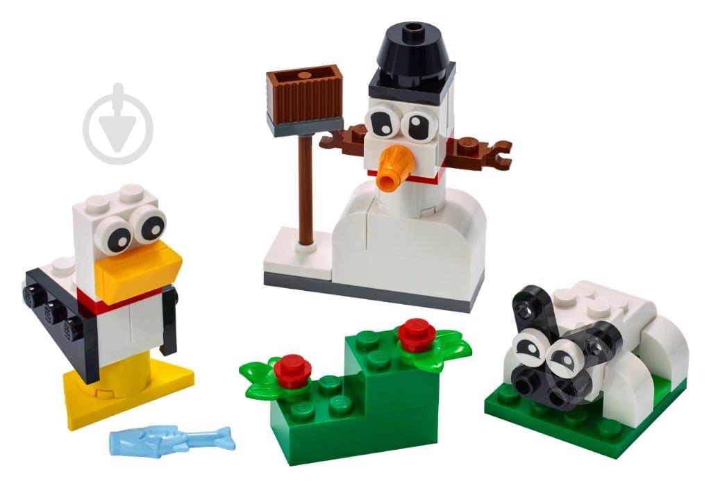 Конструктор LEGO Classic Белые кубики 11012 - фото 6