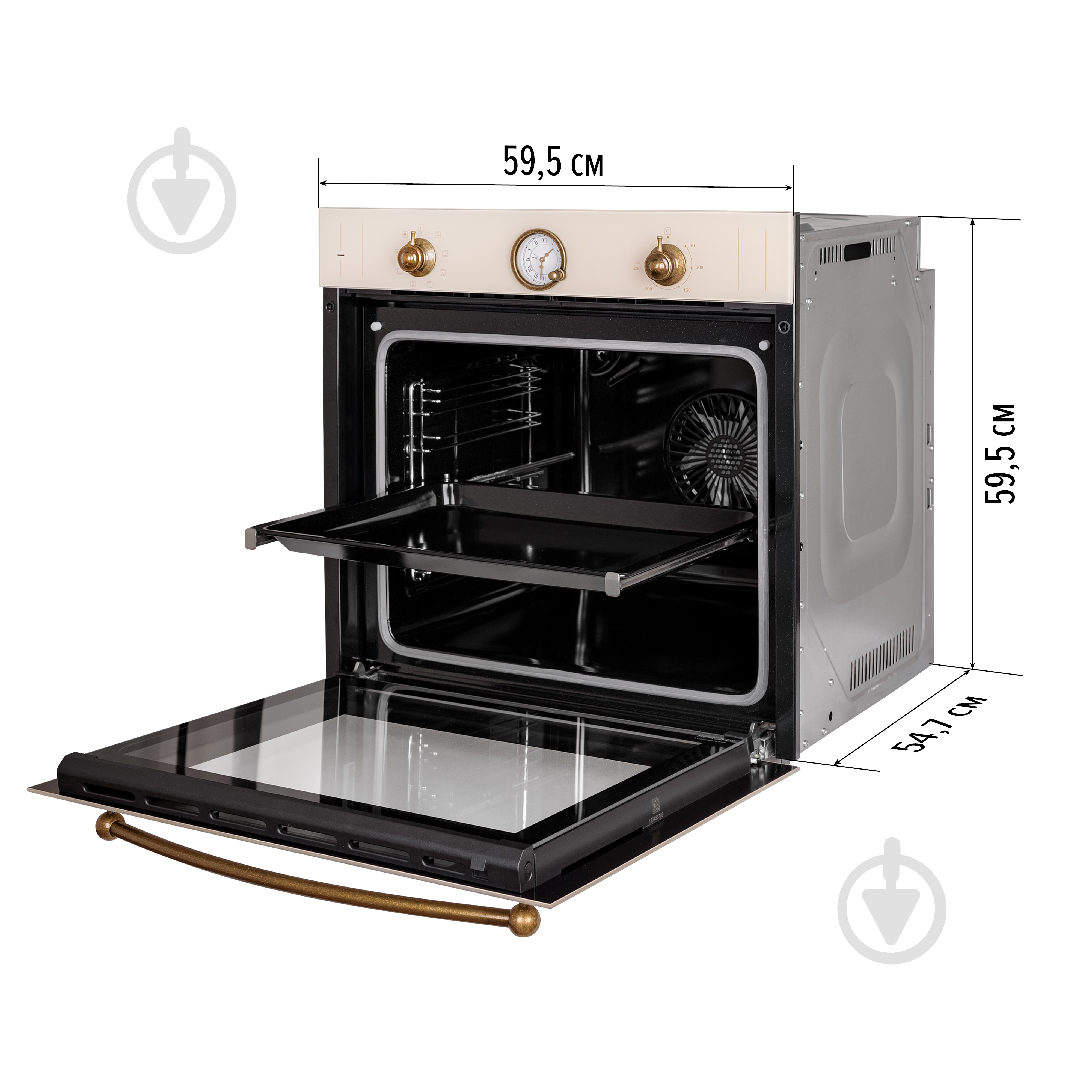 Духовой шкаф Perfelli VINTAGE 6A8N BEIGE - фото 18