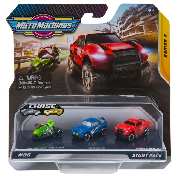 Игрушечный набор Micro Machines Трюковой 3 шт. 6606083 - фото 1 Игрушечный набор Micro Machines Трюковой 3 шт. 6606083 - фото 1