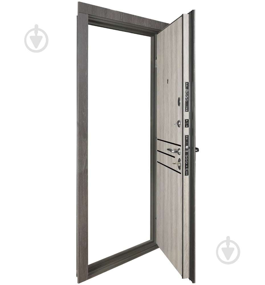 Двері вхідні Булат В-81 мод.544 дуб немо карбон 2050x850 мм праві - фото 6