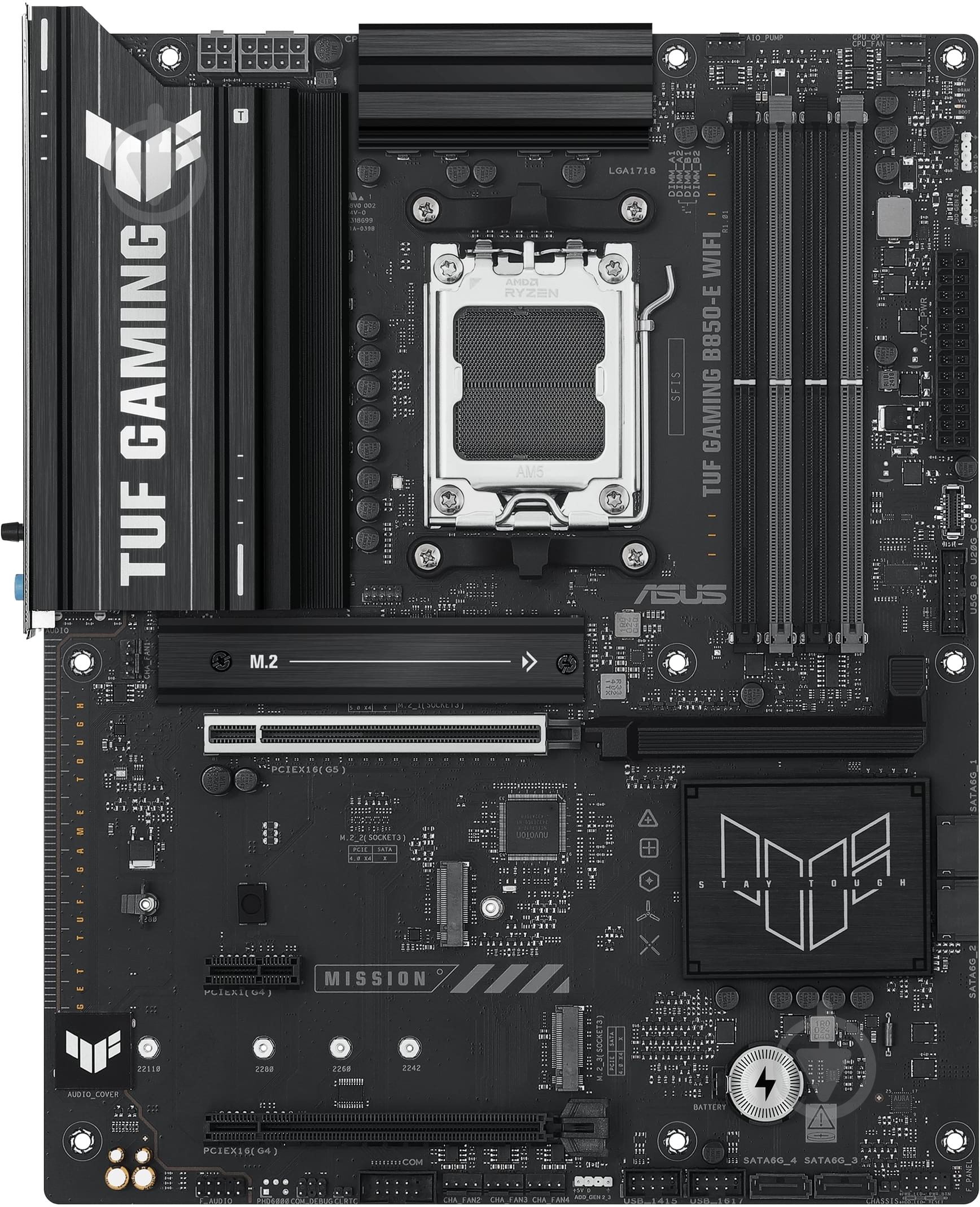 Материнська плата Asus 90MB1L20-M0EAY0 (Socket AM5, AMD B850, ATX) - фото 2