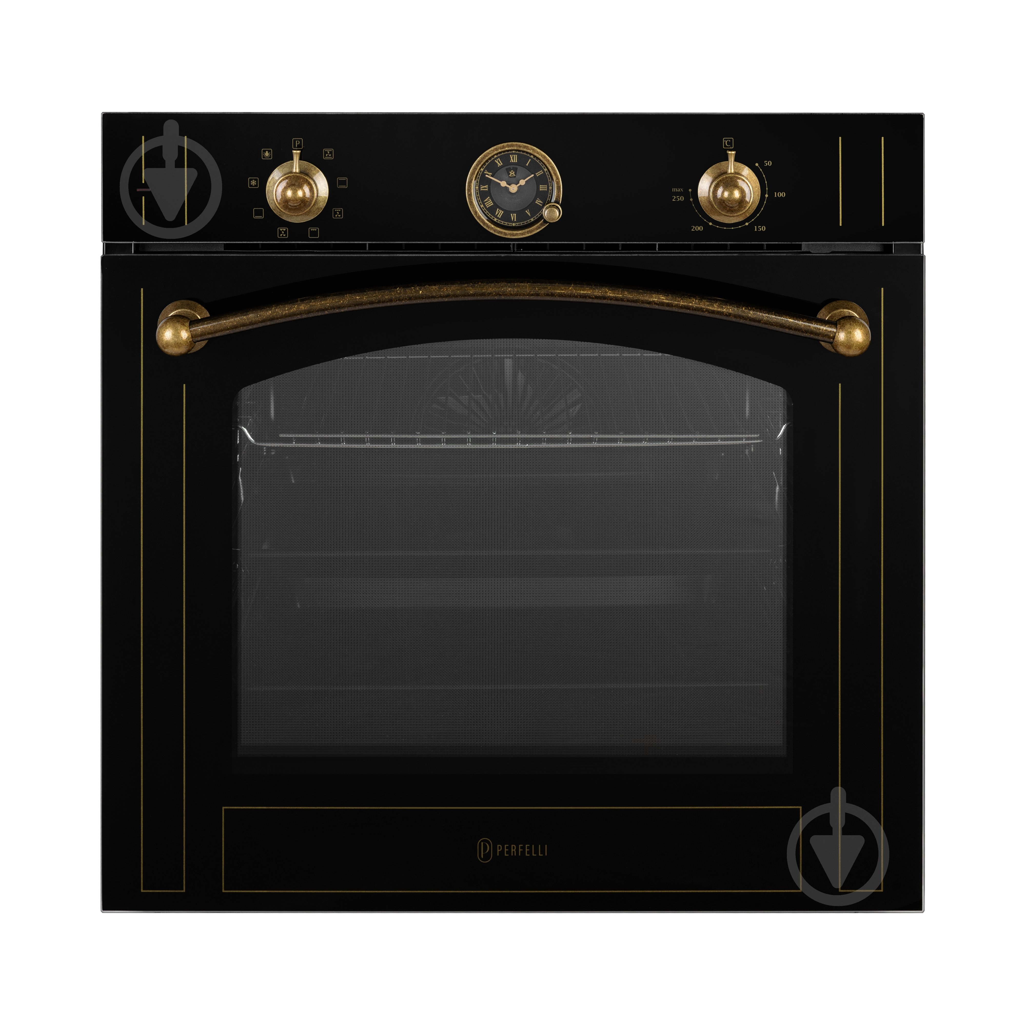 Духовой шкаф Perfelli VINTAGE 6A8N NERO - фото 1
