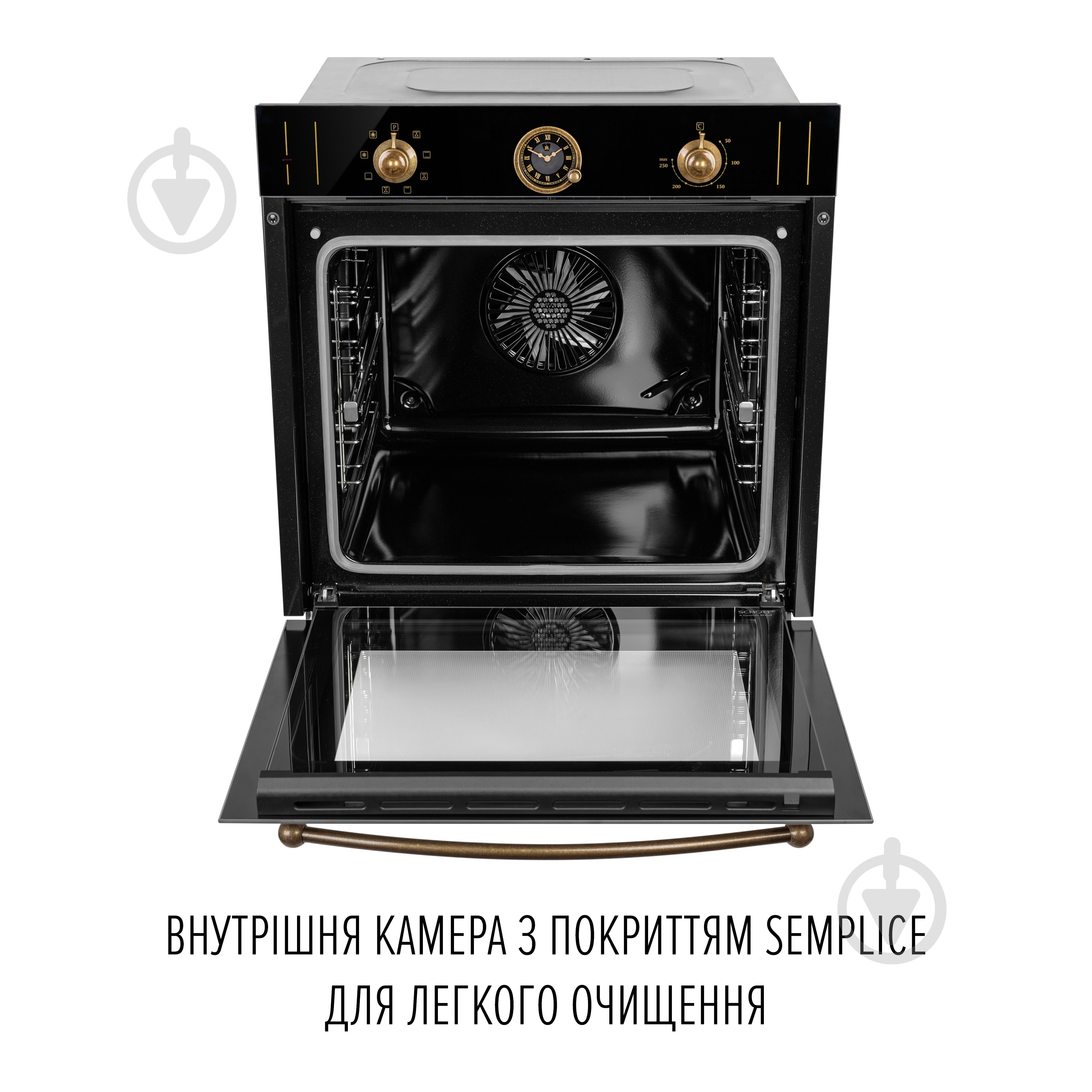 Духовой шкаф Perfelli VINTAGE 6A8N NERO - фото 11