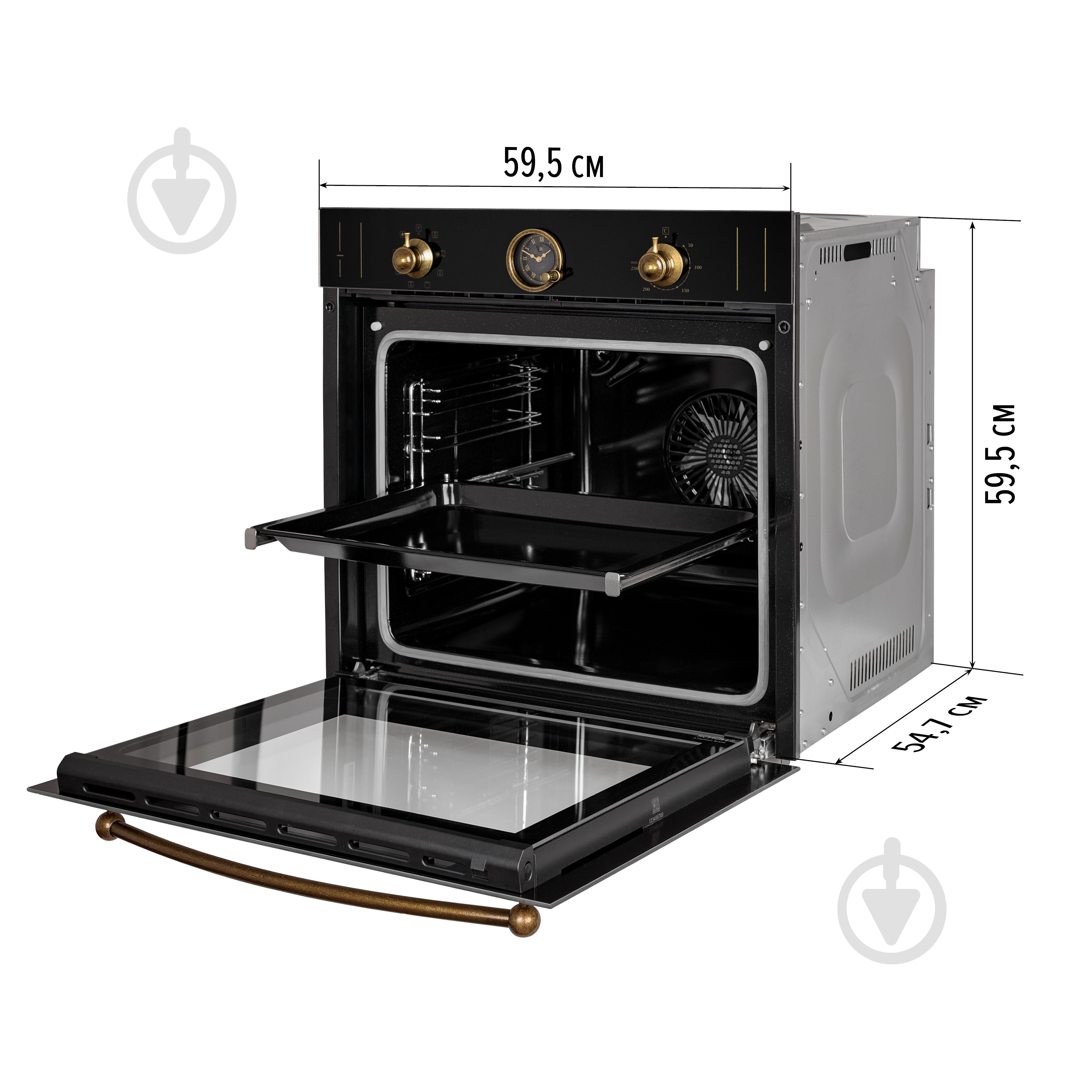 Духовой шкаф Perfelli VINTAGE 6A8N NERO - фото 18