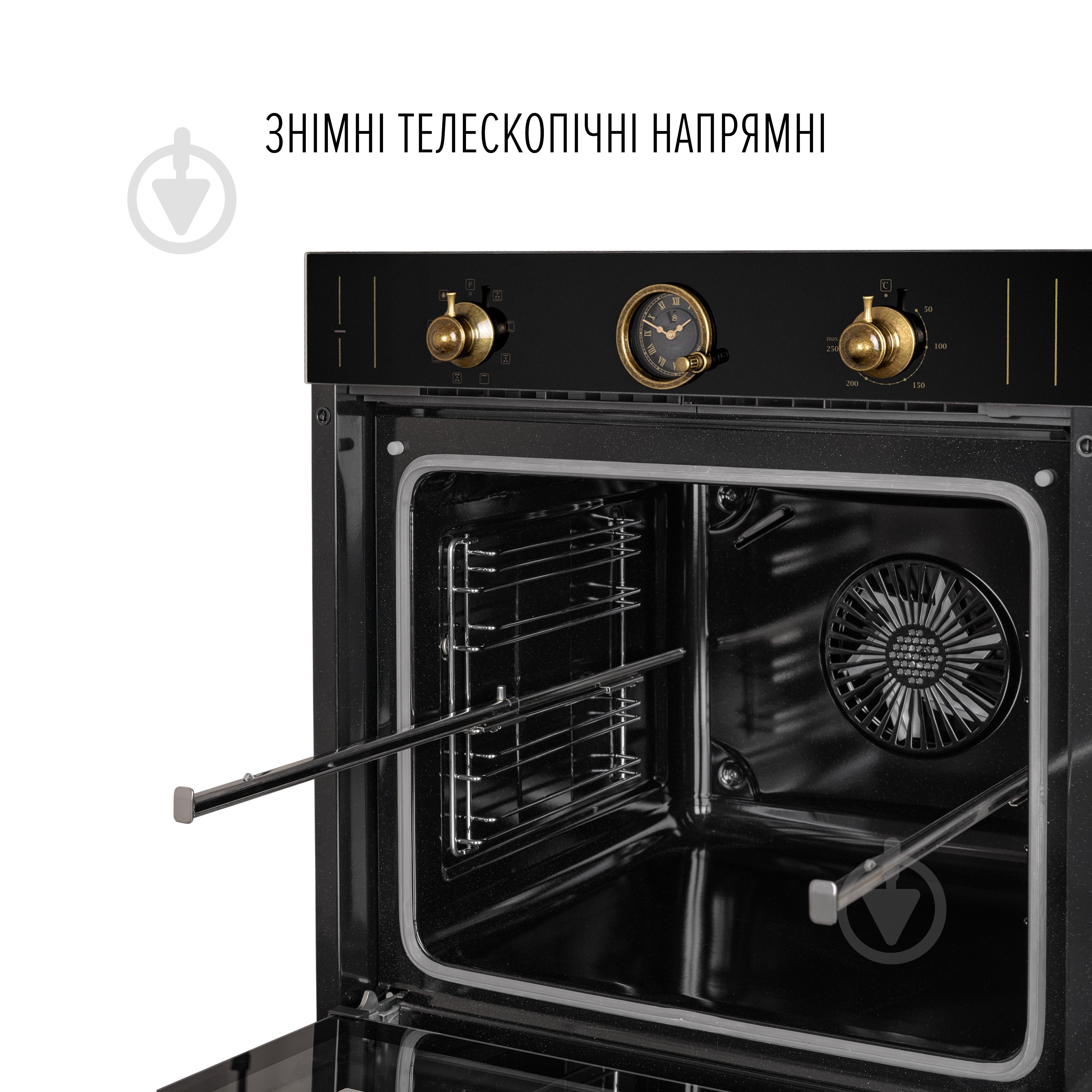 Духовой шкаф Perfelli VINTAGE 6A8N NERO - фото 9