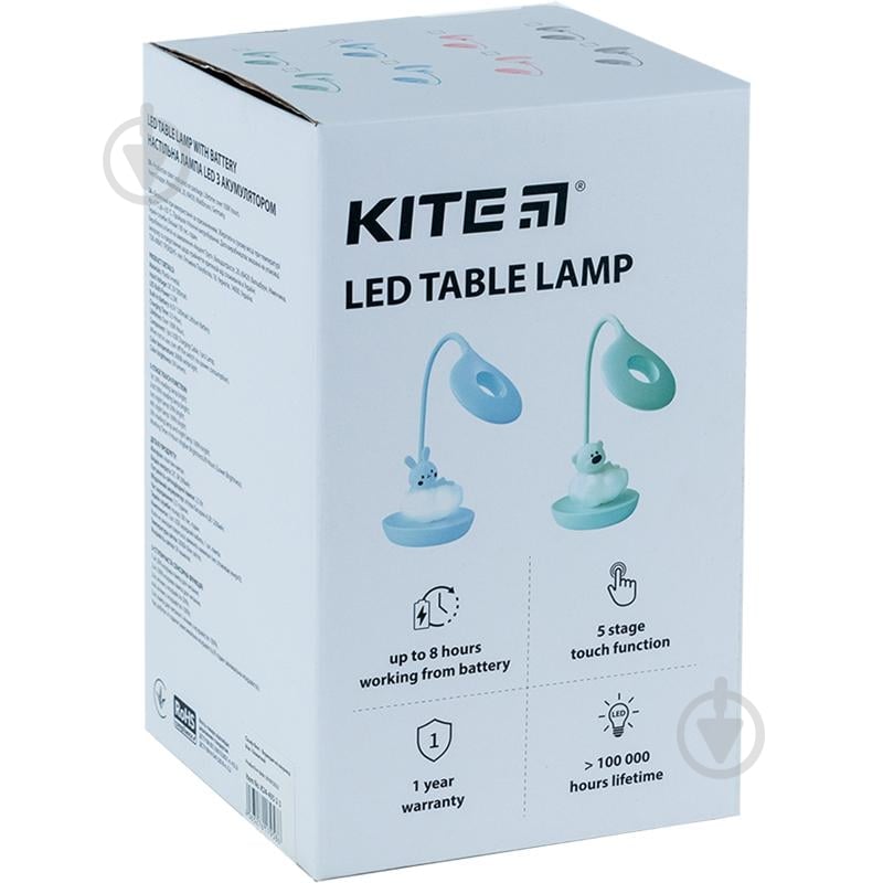 Настольная лампа KITE LED Cloudy Bunny 2,5 Вт розовый K24-493-1-2 - фото 5 Настольная лампа KITE LED Cloudy Bunny 2,5 Вт розовый K24-493-1-2 - фото 5