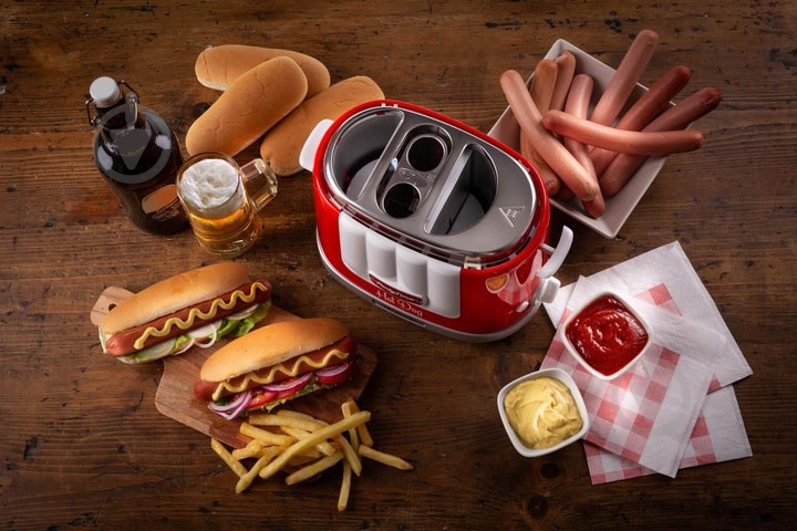 Бутербродница Ariete 0206 - HOT DOG RED - фото 4