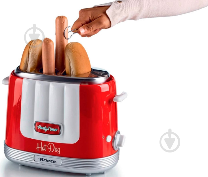 Бутербродница Ariete 0206 - HOT DOG RED - фото 2