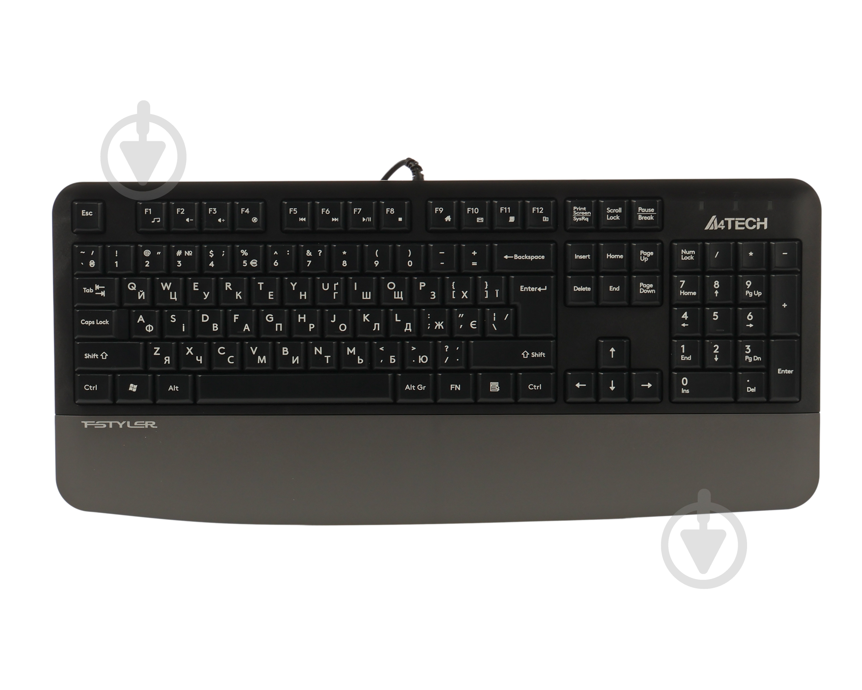 Клавиатура A4Tech (FK20 (Grey)) проводная, USB - фото 1