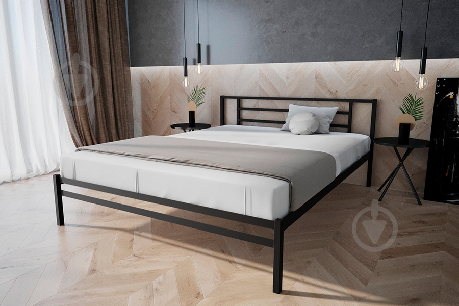 Кровать Eagle Glance E3254 140x200 см черный - фото 2