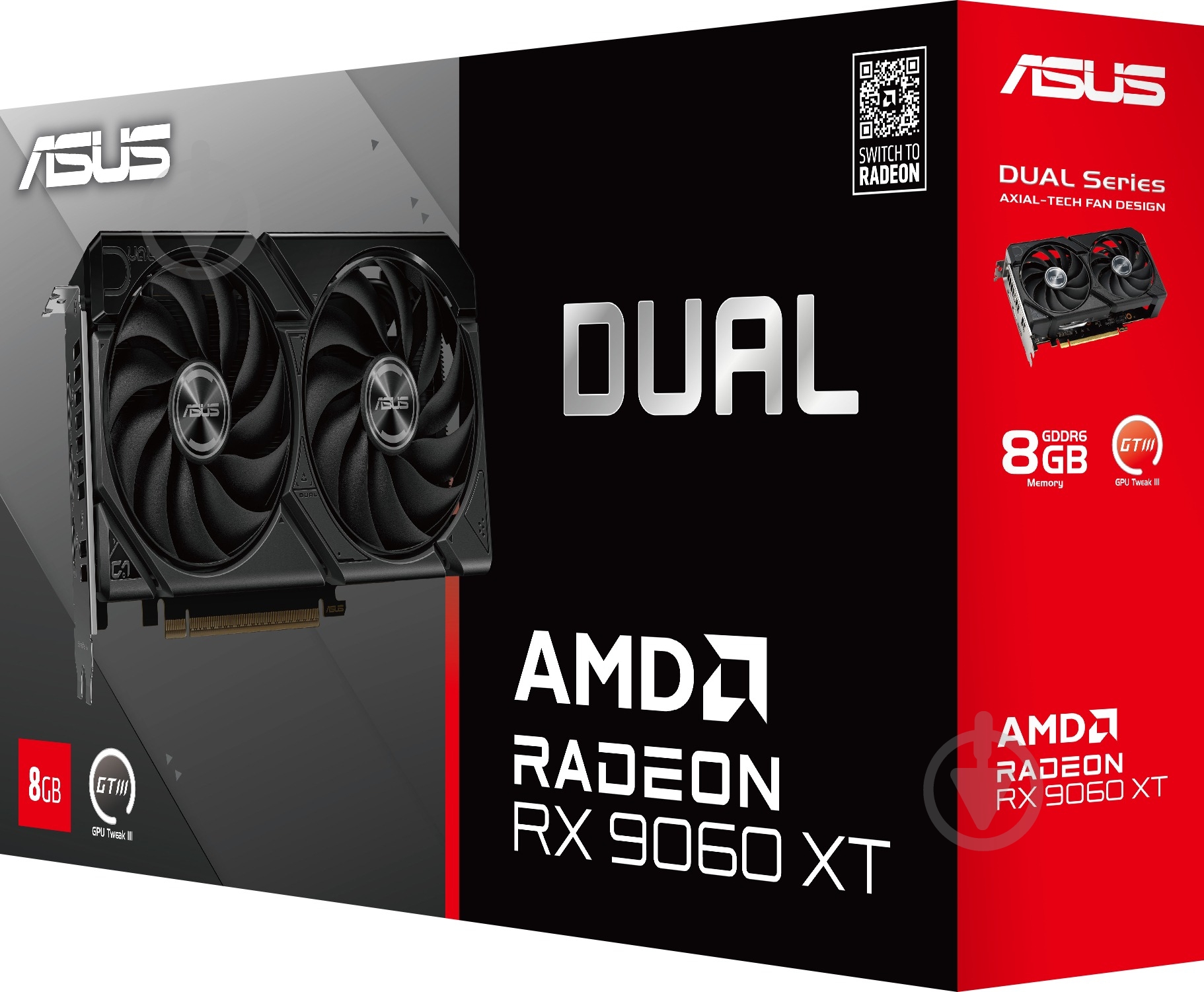 Видеокарта Asus Radeon RX 9060 XT DUAL 8GB GDDR6 128bit (90YV0MI1-M0NA00) - фото 14 Видеокарта Asus Radeon RX 9060 XT DUAL 8GB GDDR6 128bit (90YV0MI1-M0NA00) - фото 14