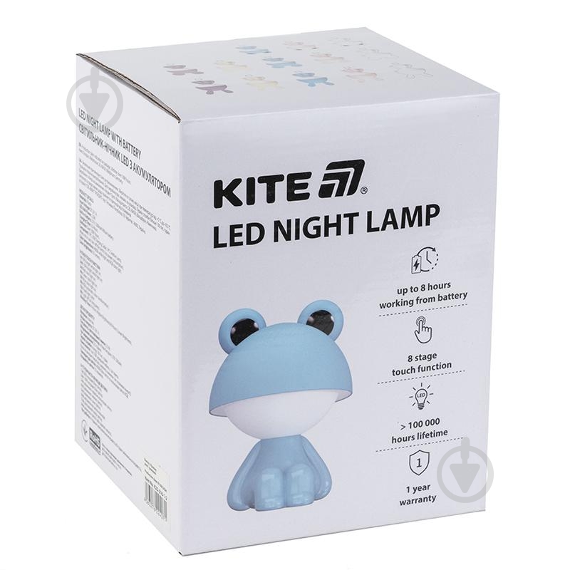 Светильник-ночник LED KITE Cute Froggy 2,5 Вт голубой K25-316-3-3 - фото 5 Светильник-ночник LED KITE Cute Froggy 2,5 Вт голубой K25-316-3-3 - фото 5