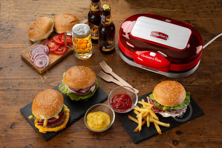 Бутербродница Ariete 0205 - HAMBURGER RED - фото 5