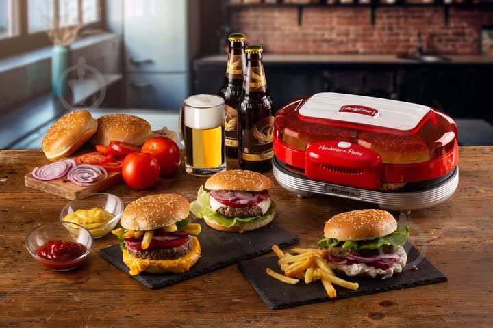 Бутербродница Ariete 0205 - HAMBURGER RED - фото 6