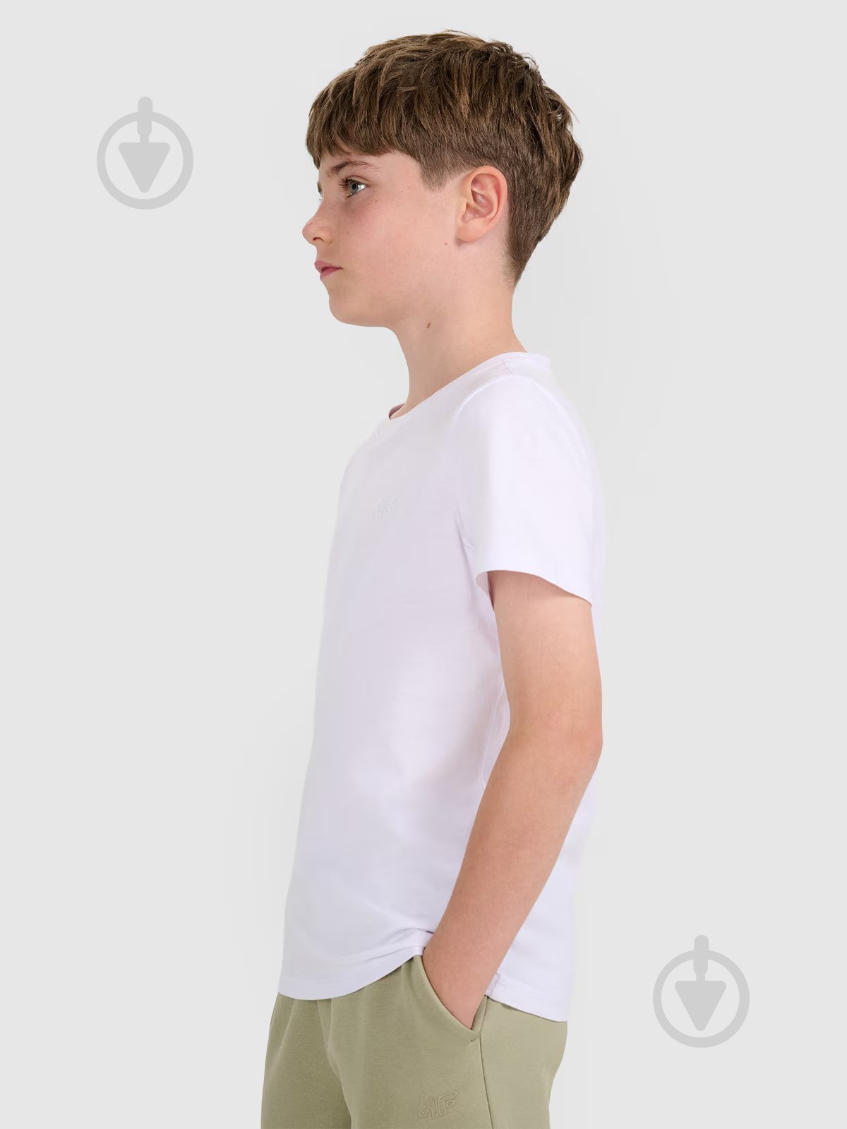 Футболка 4F TSHIRT M2330 4FJWMM00TTSHM2330-10S р.146 белый - фото 4