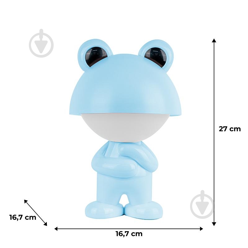 Светильник-ночник LED KITE Dreamy Froggy 2,5 Вт голубой K25-315-3-3 - фото 3