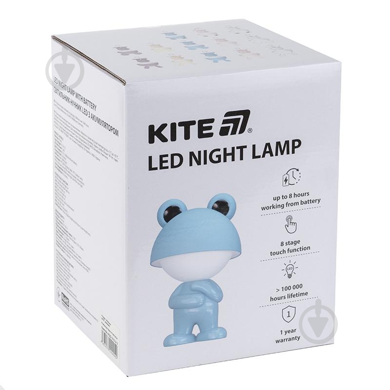 Светильник-ночник LED KITE Dreamy Froggy 2,5 Вт голубой K25-315-3-3 - фото 5