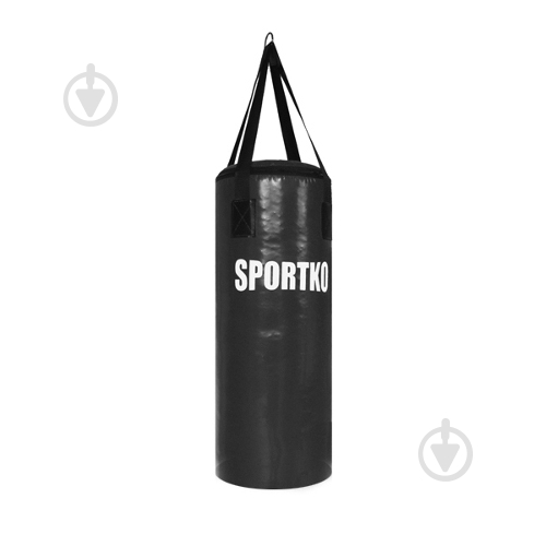 Боксерский мешок SPORTKO 70x30 см черный - фото 1