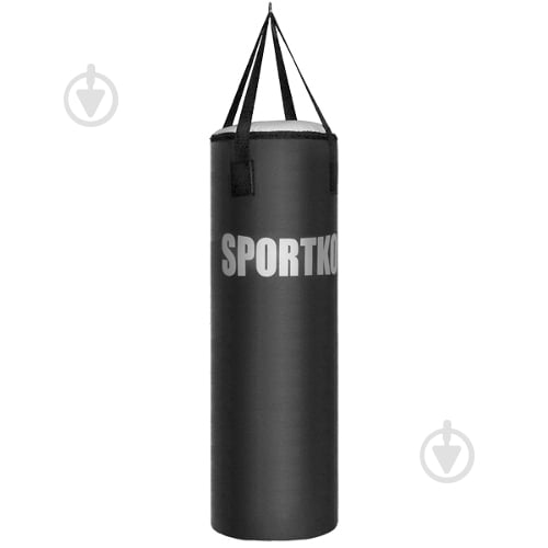 Боксерский мешок SPORTKO 100x35 см черный - фото 1