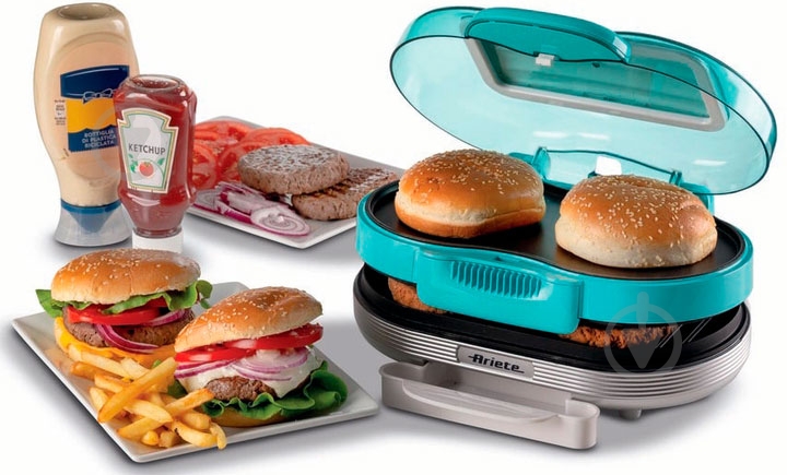 Бутербродница Ariete 0205 - HAMBURGER BLUE - фото 2